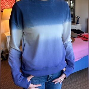 All In Motion Tuesday Dye Striped Crewneck